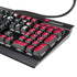 NBA Houston Rockets Distressed K95 RGB PLATINUM Mechanical Gaming Keyboard Skin