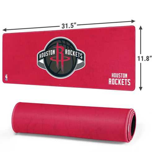 NBA Houston Rockets Distressed Gaming Mouse Pad