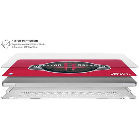 NBA Houston Rockets Distressed MacBook Air 15in (2023-2025) Case plus Skin