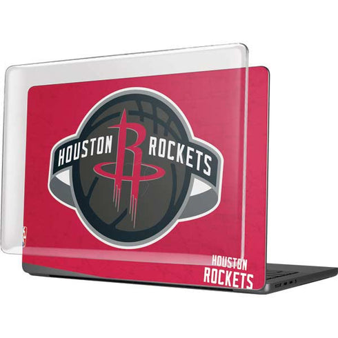NBA Houston Rockets Distressed MacBook Pro 14in (2021-24) Case plus Skin