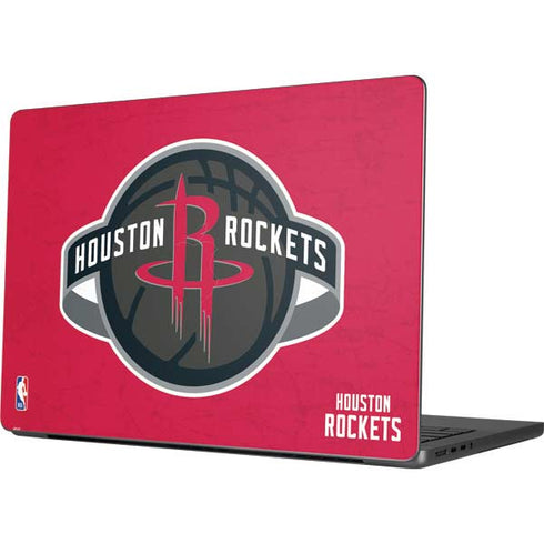 NBA Houston Rockets Distressed MacBook Pro 14in (2021-24) Skin