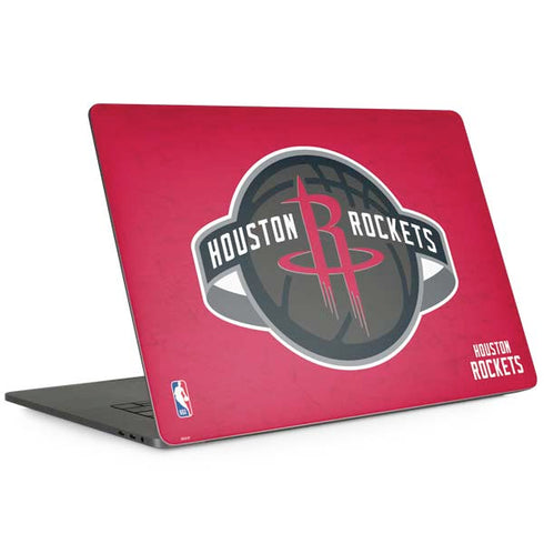 NBA Houston Rockets Distressed MacBook Skins
