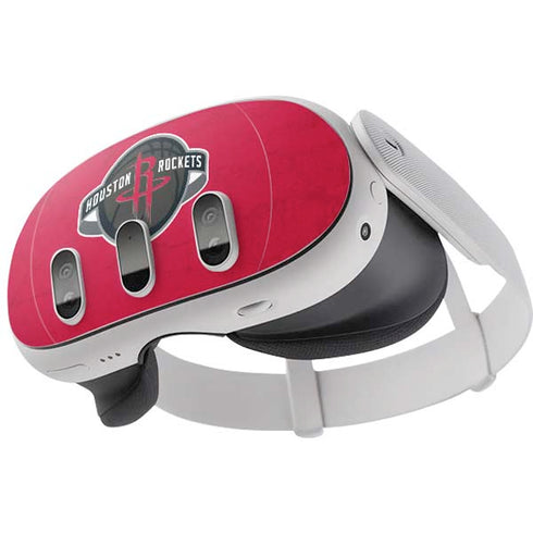 NBA Houston Rockets Distressed Meta Quest 3 Skin