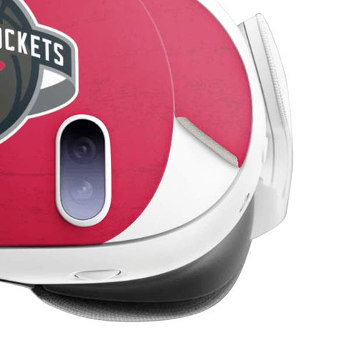 NBA Houston Rockets Distressed Meta Quest 3 Skin