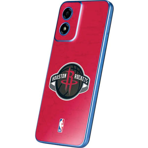NBA Houston Rockets Distressed Moto G Play 4G (2024) Skin