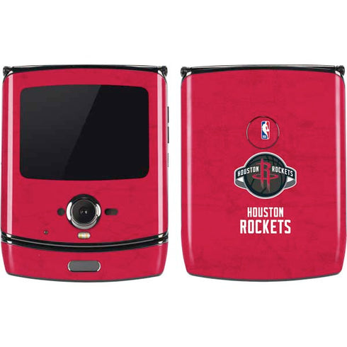 NBA Houston Rockets Distressed Motorola RAZR Skin