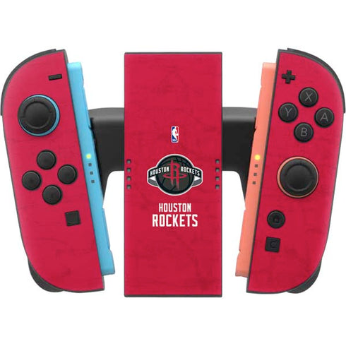 NBA Houston Rockets Distressed Nintendo Switch 2 (2025) Joy-Con Controller Skin