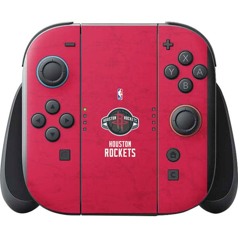 NBA Houston Rockets Distressed Nintendo Switch 2 (2025) with Joy-Con Skin