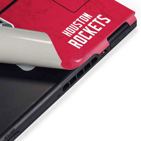 NBA Houston Rockets Distressed Nintendo Switch Bundle Skin