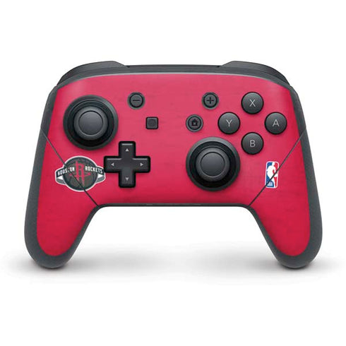 NBA Houston Rockets Distressed Nintendo Switch Pro Controller Skin