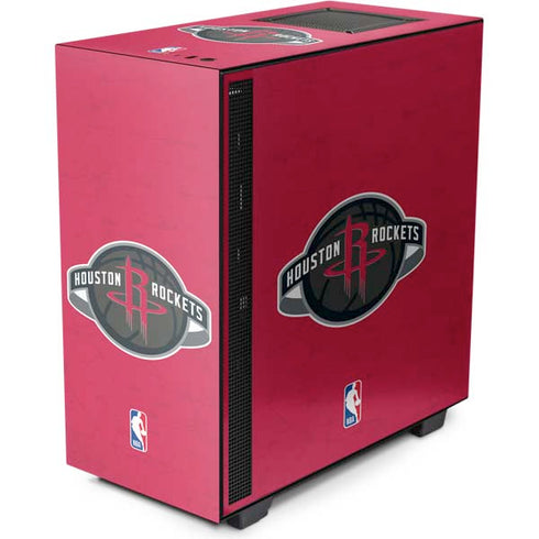 NBA Houston Rockets Distressed NZXT H510 Compact ATX Mid-Tower Case Skin
