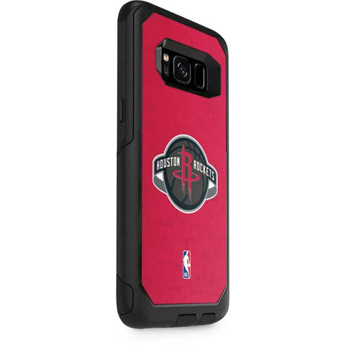 NBA Houston Rockets Distressed Otterbox Commuter Galaxy Skin