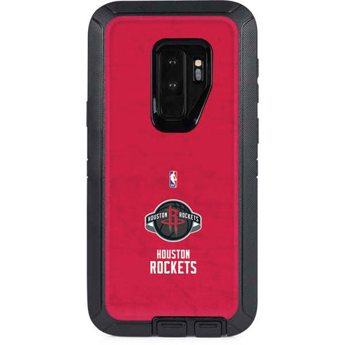 NBA Houston Rockets Distressed Otterbox Defender Galaxy Skin