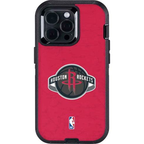 NBA Houston Rockets Distressed Otterbox Defender iPhone Skin