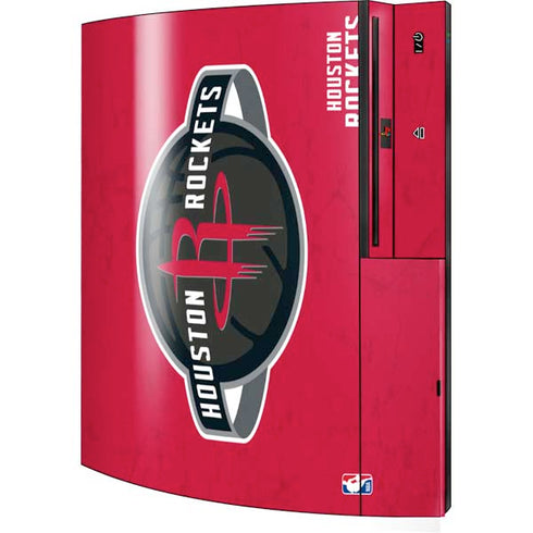 NBA Houston Rockets Distressed Playstation 3 & PS3 Skin