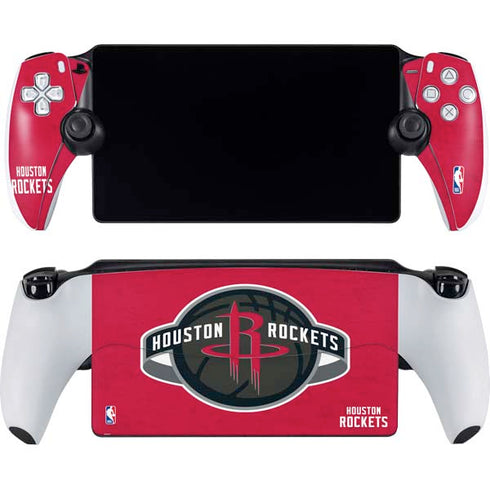 NBA Houston Rockets Distressed PlayStation Portal Remote Player Skin