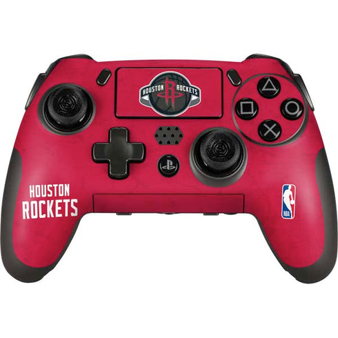 NBA Houston Rockets Distressed PlayStation Scuf Vantage 2 Controller Skin
