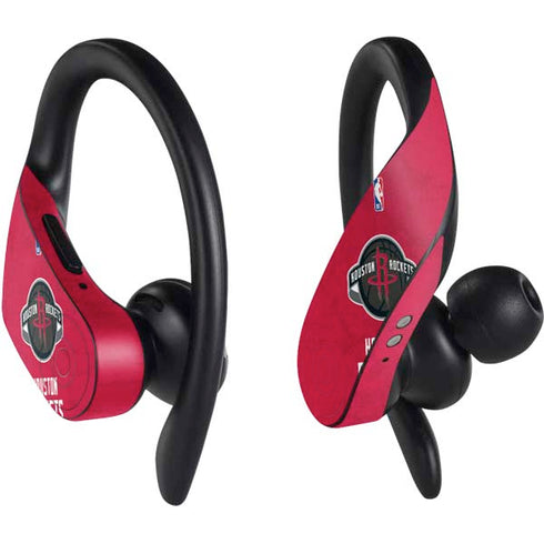 NBA Houston Rockets Distressed PowerBeats Pro Skin