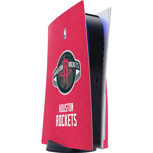 NBA Houston Rockets Distressed PlayStation PS5 Skins