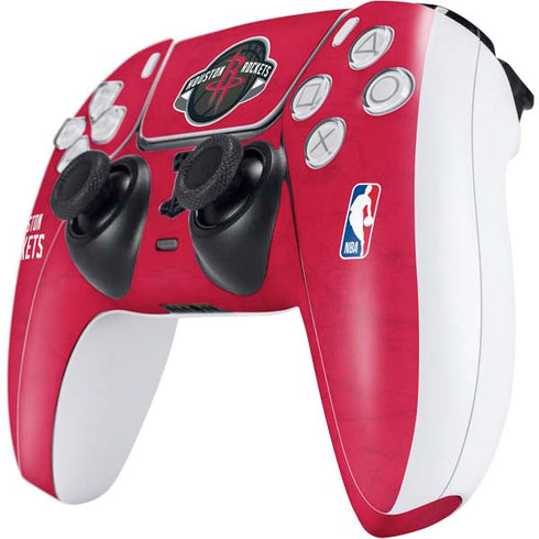 NBA Houston Rockets Distressed PS5 Controller Skin