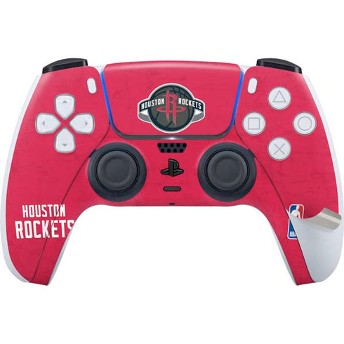 NBA Houston Rockets Distressed PS5 Pro Bundle Skin