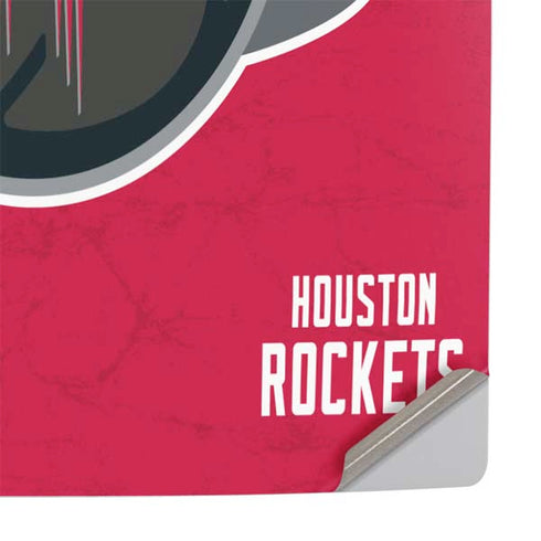 NBA Houston Rockets Distressed PS5 Pro Console Skin