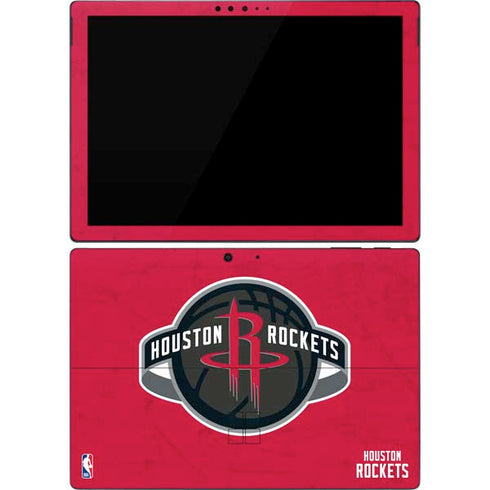 NBA Houston Rockets Distressed Surface Pro 7 Skin