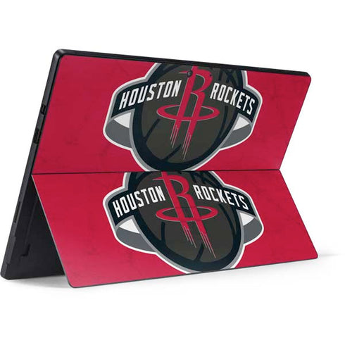 NBA Houston Rockets Distressed Surface Pro 7 Skin