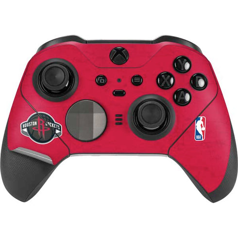 NBA Houston Rockets Distressed Xbox Elite Wireless Controller Series 2 Skin