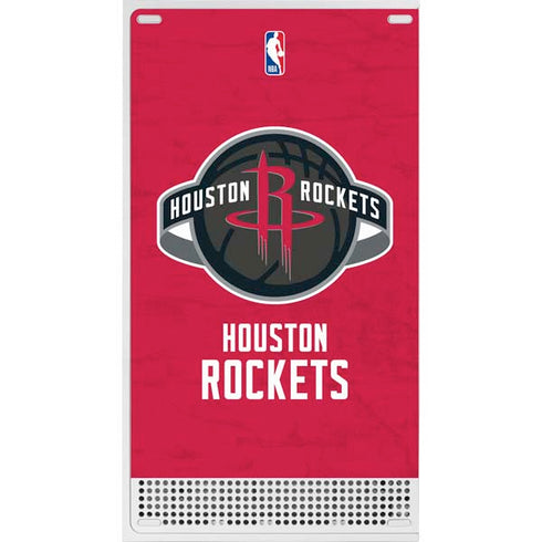 NBA Houston Rockets Distressed Xbox Series S Console Skin