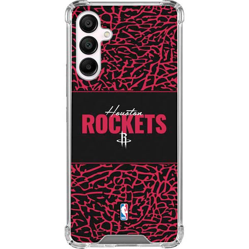 NBA Houston Rockets Elephant Print Galaxy A16 5G Clear Case