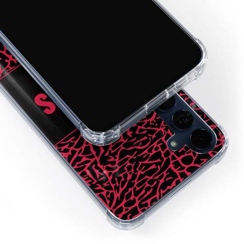 NBA Houston Rockets Elephant Print Galaxy A55 5G Clear Case
