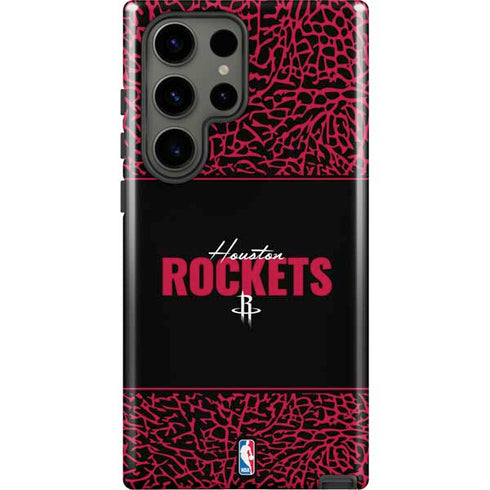 NBA Houston Rockets Elephant Print Galaxy S23 Ultra Pro Case