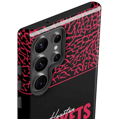 NBA Houston Rockets Elephant Print Galaxy S23 Ultra Pro Case
