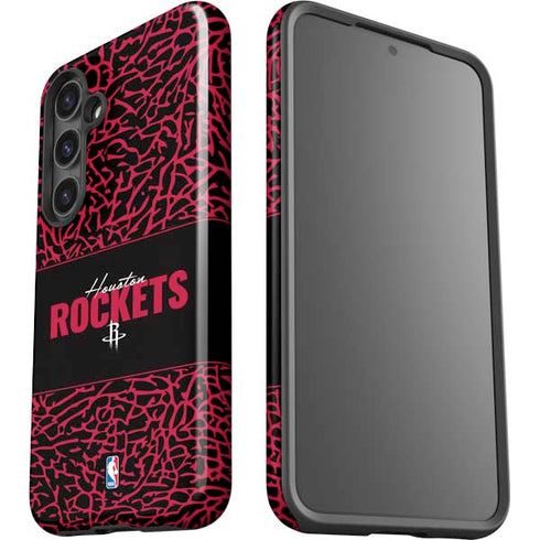 NBA Houston Rockets Elephant Print Galaxy S25 Impact Case