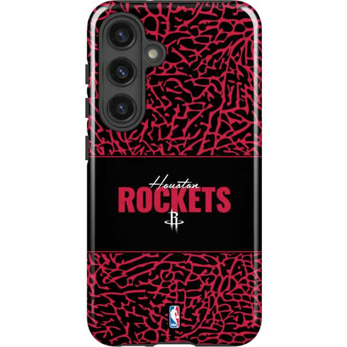 NBA Houston Rockets Elephant Print Galaxy S25 Plus Impact Case