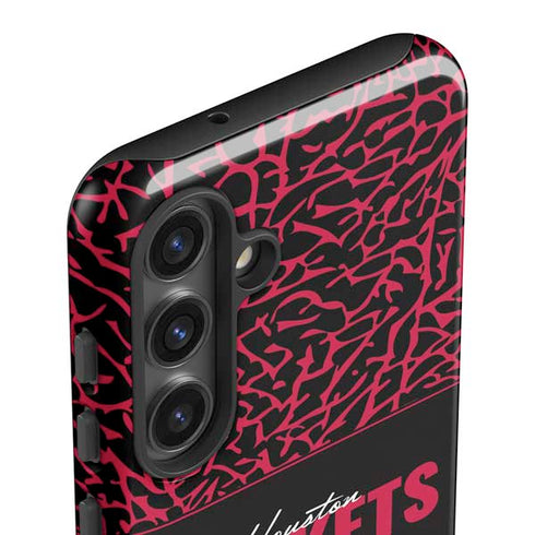 NBA Houston Rockets Elephant Print Galaxy S25 Plus Impact Case