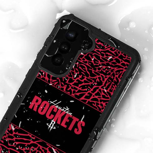 NBA Houston Rockets Elephant Print Galaxy S24 Plus Waterproof Case