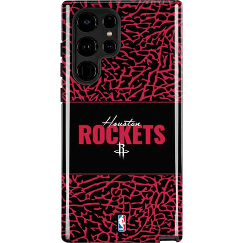 NBA Houston Rockets Elephant Print Galaxy Cases