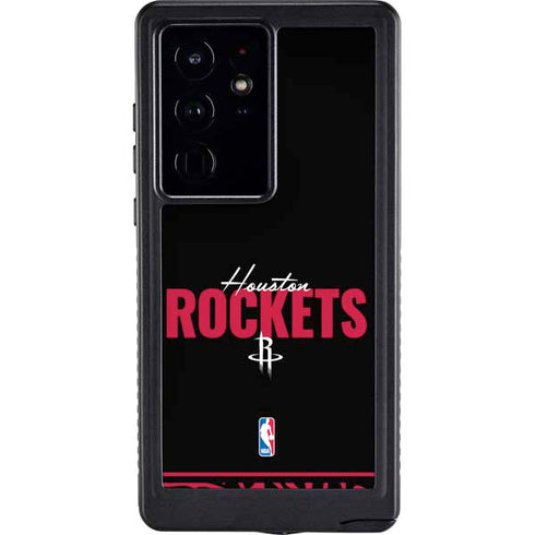 NBA Houston Rockets Elephant Print Galaxy S24 Ultra Waterproof Case