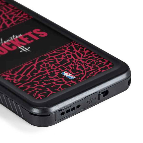 NBA Houston Rockets Elephant Print Galaxy S24 Waterproof Case