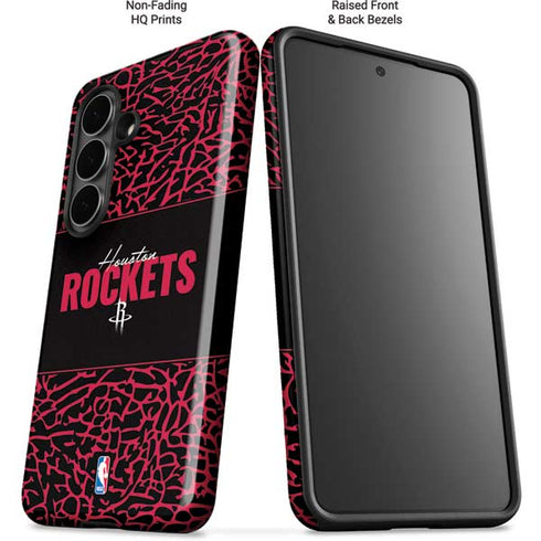NBA Houston Rockets Elephant Print Galaxy S26 Plus Impact Case