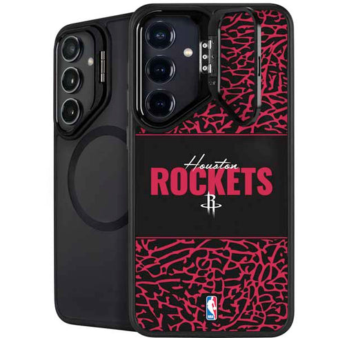 NBA Houston Rockets Elephant Print Galaxy S26 Plus Kickstand Case