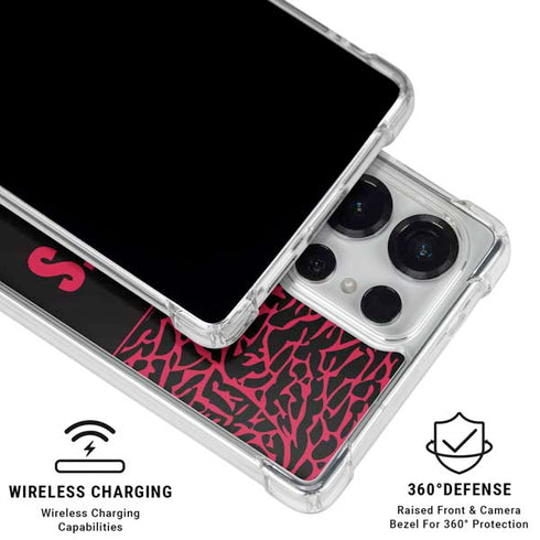 NBA Houston Rockets Elephant Print Galaxy S26 Ultra Clear Case