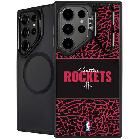 NBA Houston Rockets Elephant Print Galaxy S26 Ultra Kickstand Case