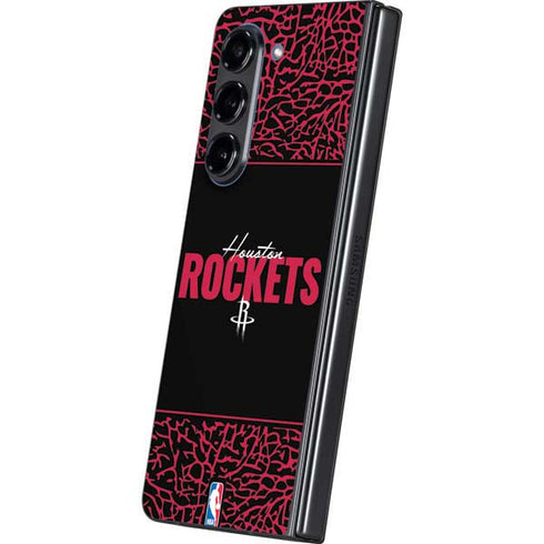 NBA Houston Rockets Elephant Print Galaxy Z Fold5 5G Skin