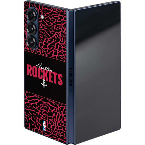 NBA Houston Rockets Elephant Print Galaxy Z Fold6 Skin