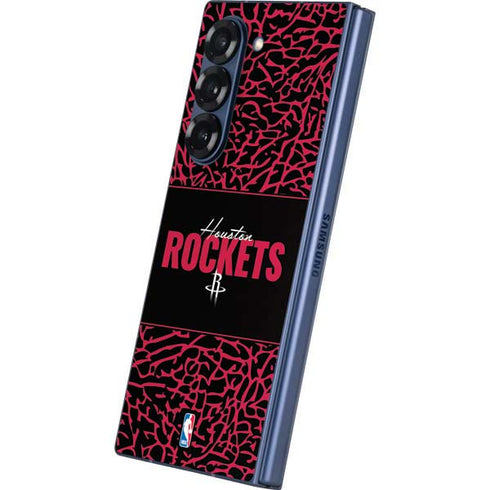 NBA Houston Rockets Elephant Print Galaxy Z Fold6 Skin