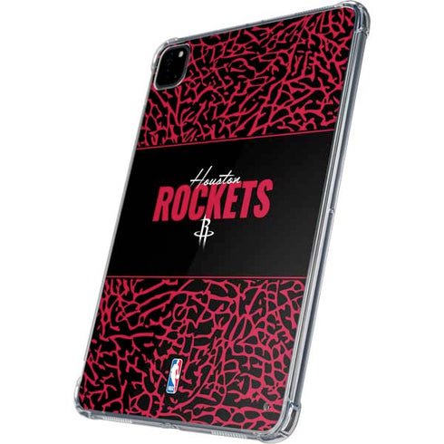 NBA Houston Rockets Elephant Print iPad Pro 11in (2024) Clear Case