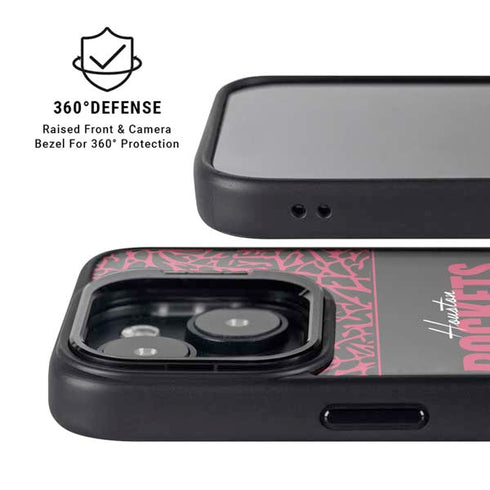 NBA Houston Rockets Elephant Print iPhone 15 Kickstand Case